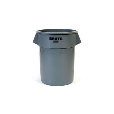 Saalfeld Redistribution Brute Trash Can BRUTE 20 gal. Round Gray Plastic Open Top - FG262000GRAY