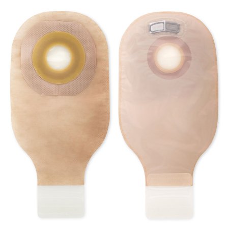 Premier - Ostomy Pouch One-Piece System 12 Inch Length Up to 2-1/2 Inch Stoma Drainable Flat, Trim to Fit - 8081