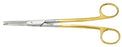 Padgett SuperCut - Facelift Scissors Freeman-Gorney 7-1/4 Inch Length OR Grade German Stainless Steel NonSterile Finger Ring Handle Curved Blade Blunt Tip / Blunt Tip - PM-6835