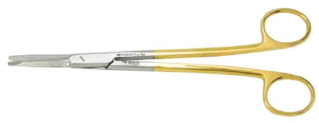 Padgett SuperCut - Facelift Scissors Freeman-Gorney 7-1/4 Inch Length OR Grade German Stainless Steel NonSterile Finger Ring Handle Curved Blade Blunt Tip / Blunt Tip - PM-6835