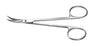 Padgett - Cartilage Scissors Alar 4-3/4 Inch Length Surgical Grade Stainless Steel NonSterile Finger Ring Handle Curved Blade Sharp Tip / Sharp Tip - PM-0416
