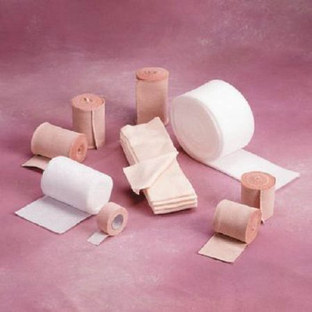 Patterson Medical Supply Rolyan LymphaKits 3 Layer Compression Bandage System 5 Yard / 4 Inch X 13 Inch Standard Compression Tape Closure Tan / White NonSterile - 92988001