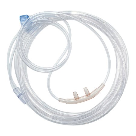 Salter-Style - ETCO2 Nasal Sampling Cannula with O2 Delivery Low Flow Delivery Adult Curved Prong / NonFlared Tip - 1699-7-50