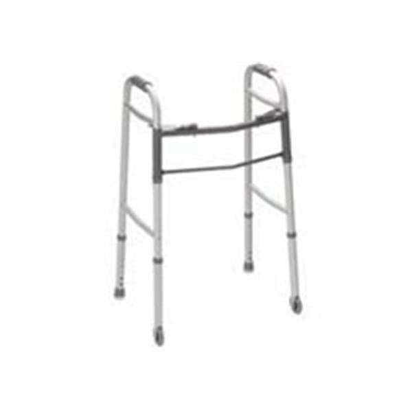 Sunrise Medical Walker Guardian 300Lb Gray 5 Frnt Whl 16.5X32.5-39.5" 2Btn Ez Cr Adlt 4/Ca - G30757W