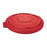 Saalfeld Redistribution Brute Container Lid 24-1/4 Diameter X 1-1/2 H Inch, Red - FG264560RED