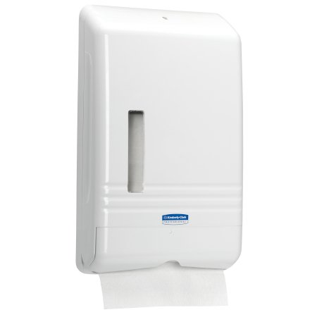 Kimberly Clark Kimberly-Clark Professional* SLIMFOLD* Paper Towel Dispenser White Plastic Manual Pull 225 Count Wall Mount - 6904