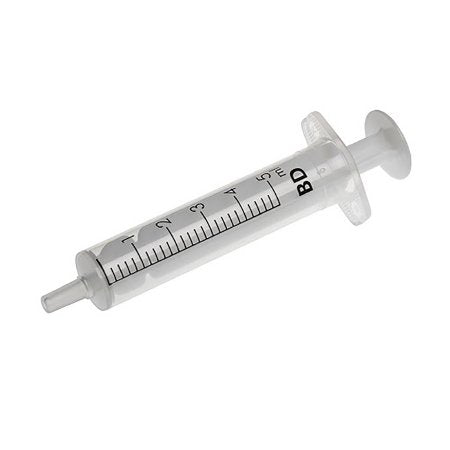 BD - General Purpose Syringe 5 mL Individual Pack Luer Slip Tip Without Safety - 309647