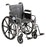 Drive Medical Sentra EC Bariatric Wheelchair Heavy Duty Desk Length Arm Padded, Removable Arm Style Mag Wheel Black 20 Inch Seat Width 450 lbs. Weight Capacity - STD20ECDDAHD-SF