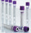 Greiner Bio-One Vacuette Venous Blood Collection Tube Round Bottom K2 EDTA Additive 13 X 75 mm 2 mL Lavender / White Ring Pull Cap Polyethylene Terephthalate (PET) Tube - 454428