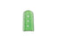 Key Surgical Osteotome Cap 1 X 0.5 Inch, Green, Vented - 41341