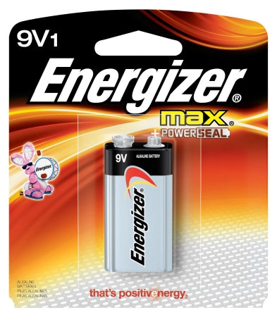 Energizer MAX - Alkaline Battery 9V Cell 9V Disposable 1 Pack - 03980001361