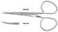 Miltex Padgett Iris Scissors 4 Inch Length Surgical Grade Stainless Steel NonSterile Ribbon Style Finger Ring Handle Straight Blade Sharp/Sharp - PM-4703