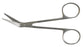 BR Surgical - Stitch Scissors 4-1/2 Inch Length Finger Ring Handle Angled Sharp Tip / Sharp Tip - BR08-84664