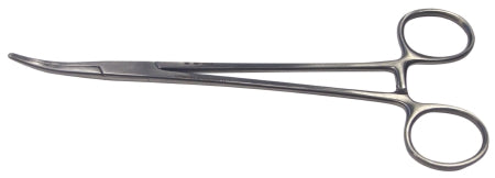 BR Surgical BR Surgical Tonsil Forceps Schnidt 7-1/2 Inch Surgical Grade Stainless Steel NonSterile Ratchet Lock Finger Ring Handle Curved Serrated Tips - BR50-18319