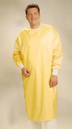 Standard Textile Protective Procedure Gown X-Large Unisex Yellow - 66640584