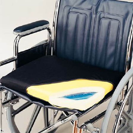 Patterson Medical Supply Skil-Care Thin-Line Econo-Gel Seat Cushion 18 W X 16 D X 1-1/2 H Inch Foam / Gel - 552509