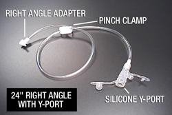 AMT Mini Classic - Right Angle Connector with Y-Port Adapter 24 Inch - 6-2422