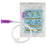 Mini ONE - Straight Connector with Bolus Adapter 12 Inch, Purple - 8-1211