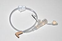 Applied Medical Technologies Mini ONE Right Angle Connector with Y-Port Adapter 24 Inch, Clear - 190871