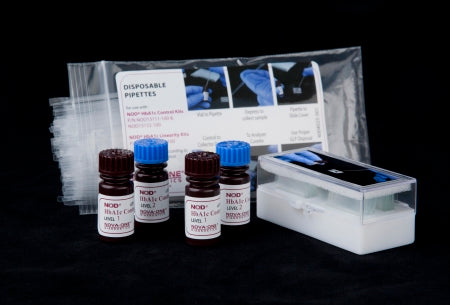 Nova-One Diagnostics NOD Diabetes Management Test Control Hemoglobin A1c (HbA1c) 2 Levels 2 X 2 X 1mL - NOD13122-100