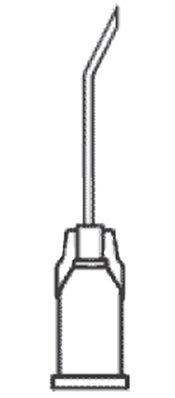 All-Med Huber Needle 22 Gauge 1-1/2 Inch Without Safety - 55-2245