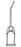 All-Med Huber Needle 22 Gauge 1-1/2 Inch Without Safety - 55-2245
