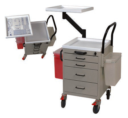 Harloff - Treatment Cart Steel 21.50 X 30 X 22.50 Inch Base - 3123