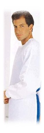 Fashion Seal Uniforms Texture Shield D-Stat Protective Procedure Gown X-Large Unisex Ceil Blue - 583-L