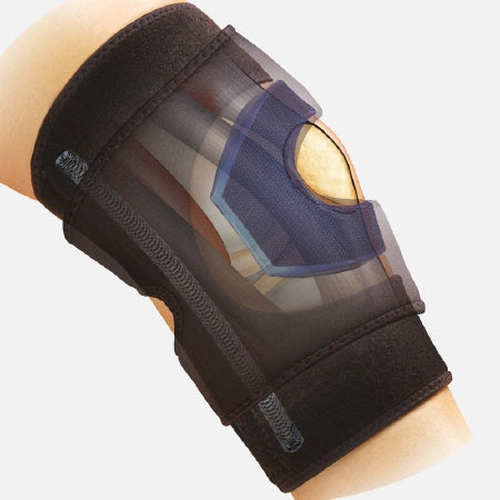 Hely & Weber Shields Knee Brace 2X-Large Wraparound 9 Inch Length Left or Right Knee - 5674-BLK-XXL
