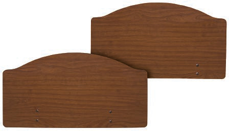 Graham-Field Liberty Bed Headboard/Footboard Center Crown Windsor Mahogany - AB29600CCR