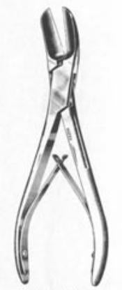 Miltex Bone Cutting Forceps Liston 7-1/2 Inch Angled - 27-1402