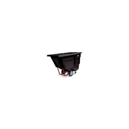 Saalfeld Redistribution Tilt Truck Dumpster MDPE 72-1/4 L X 33-1/2 W X 43-3/4 H Inch Black - FG131600BLA
