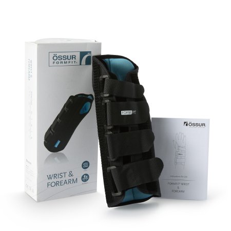 Ossur Formfit - Wrist / Forearm Brace Aluminum / Cotton / Polyester Right Hand Black Medium - 617075