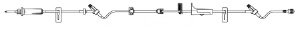 B. Braun SafeDAY Infusomat Space Administration Set 15 Drops / mL Drip Rate 108 Inch 2 Ports - 362004