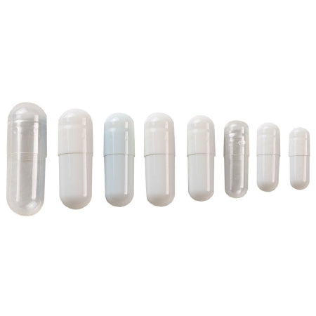 Apothecary Products Empty Gel Capsule Size 00, Clear - 2571516036