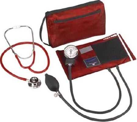 Mabis Healthcare Match Mates Dual Head Combination Kit Pocket Style Hand Held 2-Tube Adult Size Arm - 01-260-081