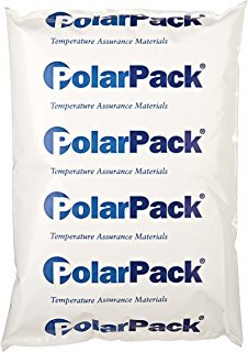 PolarPack - Refrigerant Gel Pack 5/8 X 3-1/4 X 4 Inch, 3 oz., Reusable For Providing Reliable Temperature Sensitive Protection for Safe Transport of Food, Pharmaceutical and Medical Products - PP3
