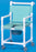 IPU - Commode / Shower Chair ipu Fixed Arm PVC Frame Mesh Back - SC720P