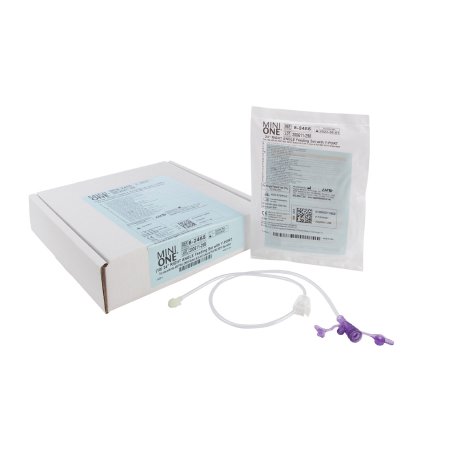 Mini ONE - Right Angle Connector with Y-Port Adapter 24 Inch, Purple - 8-2455