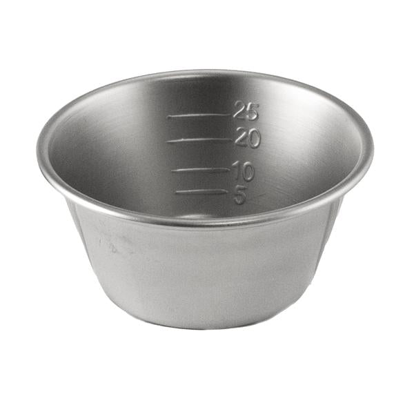 PDT Bowl Measuring/Mixing 25Cc Stainless Steel Silver Ea - T848