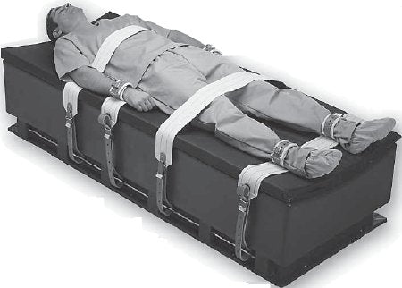 Humane Restraint Locking Bed Ankle Restraint  L-300 Lock 1-Strap - CBLAL-203