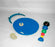 Hausmann Industries Multi-Axial Vestibular Platform Reversible Cast Polyurethane Board, (5) Color-coded Ball Set, (2) Weight Rods, 10 lbs. Disk Weights, Wall Rack - 2577