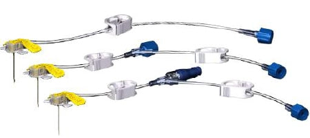 Bard MiniLoc Huber Infusion Set 20 Gauge 1/2 Inch 8 Inch Tubing Y-Site Injection Port - S02020-50