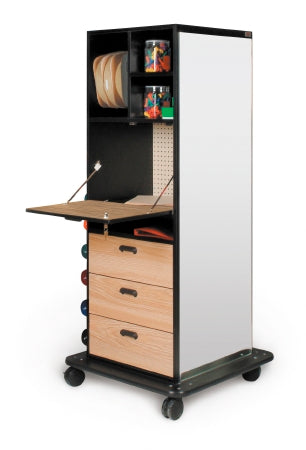 Hausmann Industries Mega Rack 32 W X 72 H X 32 D Inch, 4 Inch Twin Wheel Locking Caster - 5562
