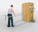 Hausmann Industries TheraStand Model 5564 Storage and Equipment Module 24 X 30 X 35 X 80 Inch - 5564
