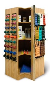 Hausmann Industries TheraStand Accessorized Weight Rack 1 to 10 lbs. - 5564-100