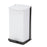 Clinton Industries Premium Trash Can 8 gal. Rectangular White Steel Step On - TP-32W