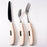 Patterson Medical Supply SoftCurve Grip Cutlery Fork Black Stainless Steel / Santoprene - 555646