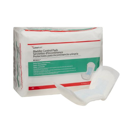 Sure Care - Bladder Control Pad 4 X 14-1/2 Inch Heavy Absorbency Polymer Core One Size Fits Most Adult Unisex Disposable - 1130A
