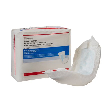 Sure Care - Bladder Control Pad 6-1/2 X 13 Inch Heavy Absorbency Polymer Core One Size Fits Most Adult Male Disposable - 23246A